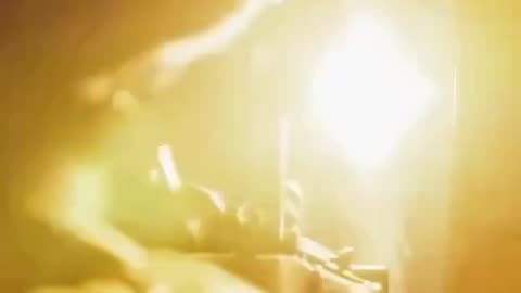 Ukrainian Machine Gunner Hanging Out Aircraft Window Shooting Down Russian Drones