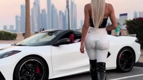 Do you like the car or me?