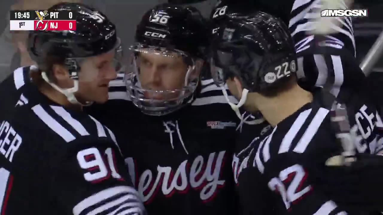 NHL - Erik Haula gets the @NJDevils on the board just 15 seconds in! 💨