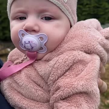 Day 114 – Kayla’s Outdoor Adventure in Baby Bear Overalls! 🐻❄️