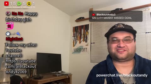 09/10/25 Blackout Andy VOD: "Drinking then grilling a glizzy Free TTS"