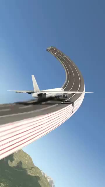 Insane Plane Loop Takeoff! ✈️🎢