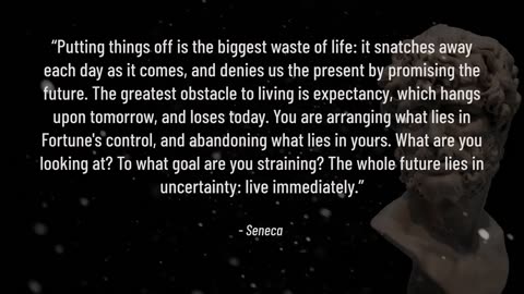 INCREDIBLY WISE QUOTES OF SENECA (YOU NEED TO HEAR!) Wise Stoic Quotes