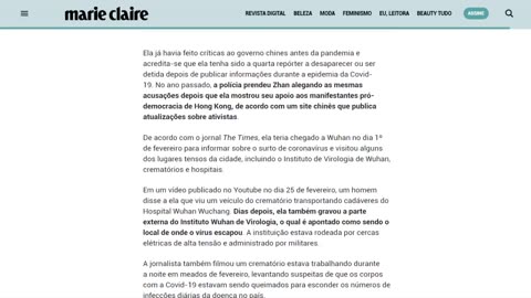 Jornalista que denunciou o epicentro do vírus do PCC é presa | Visão Libertária - 03/07/20 | ANCAPSU