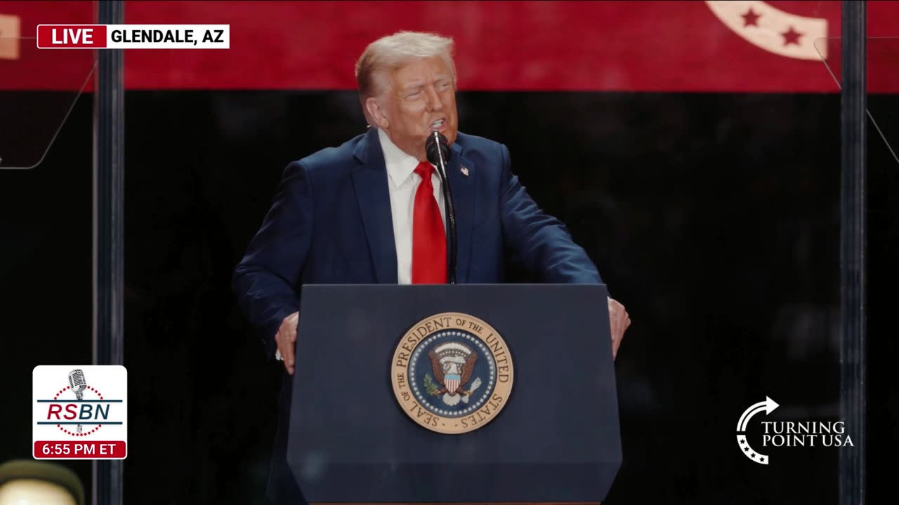 WATCH: President Donald Trump Speaks at Turning Point USA's Charlie Kirk Memorial - 9/21/25