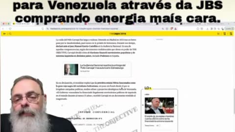 Lulaladrão está enviando dinheiro para Venezuela através da JBS comprando energia maís cara.