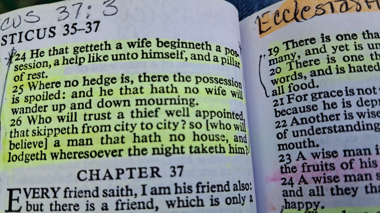 WHERE NO HEDGE IS,THERE THE POSSESSION IS SPOILED....
