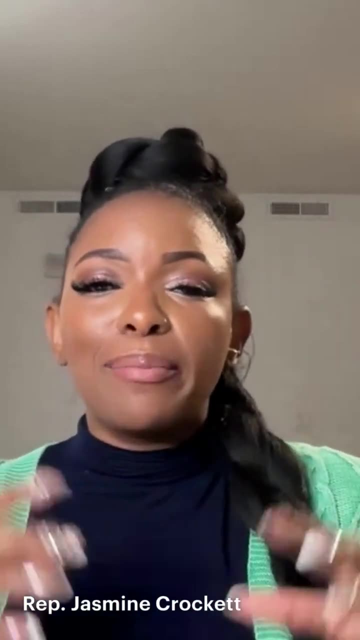 Jasmine Crockett Says Questioning Dems Texts With Pedophile Is Racist