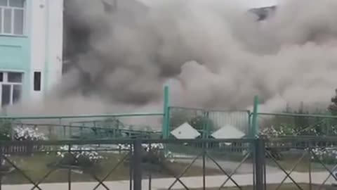 😮 In the Russian city of Tatarsk, Novosibirsk region, as a result of the negligent