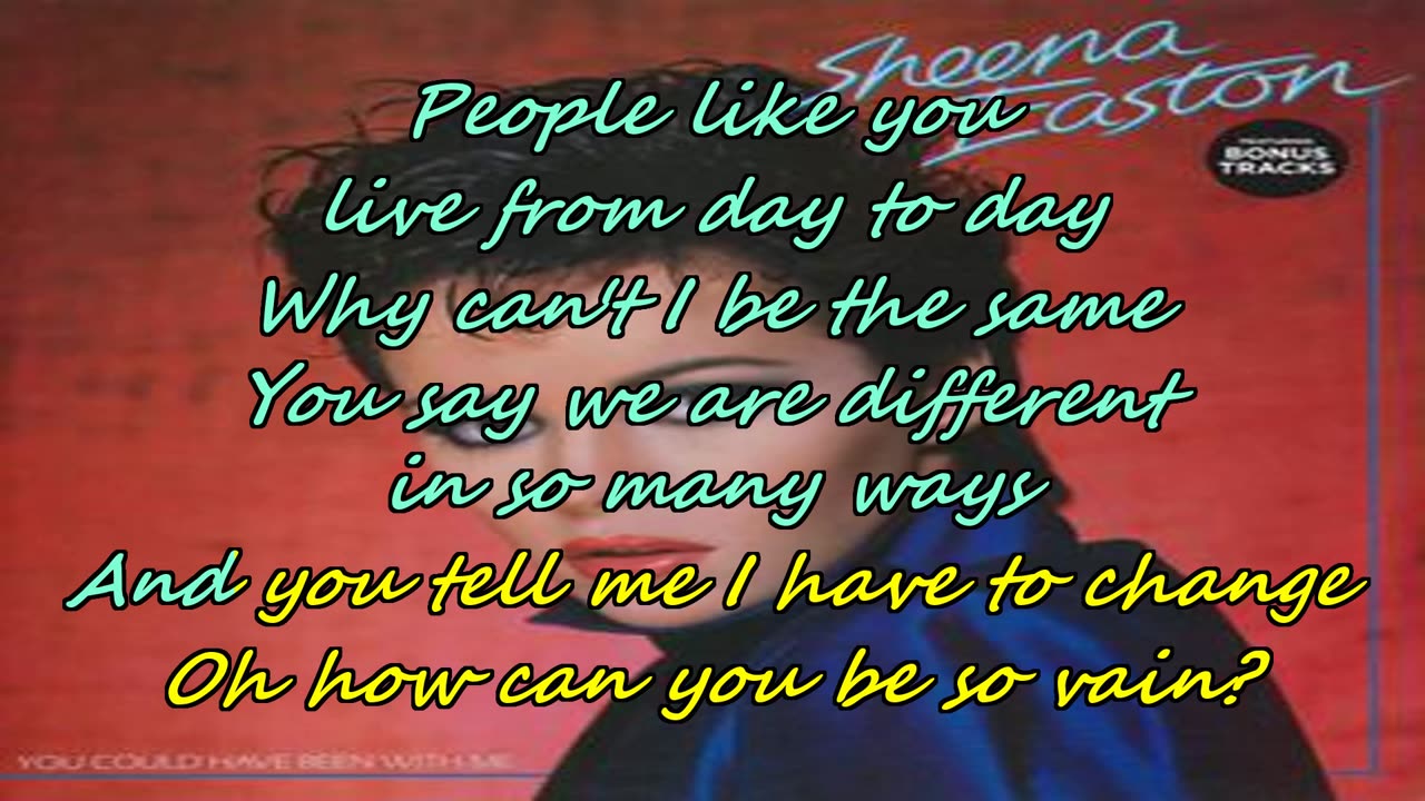 Sheena Easton - Right or Wrong {karaoke and liberty}