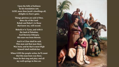 Psalm 87 in full. Tune: St. Gregory
