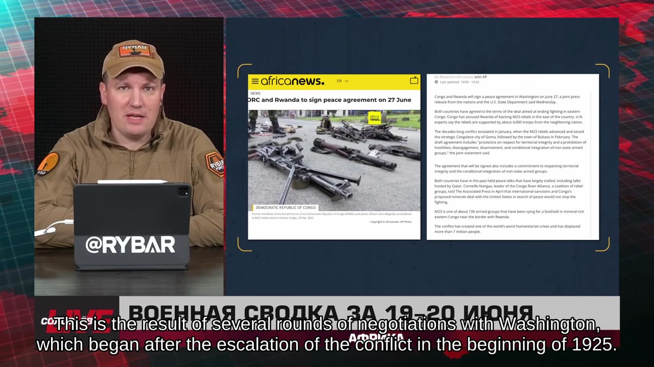 ❗️🌍🎞 🎣 Rybar Highlights of Africa on Jun.21, 2025
