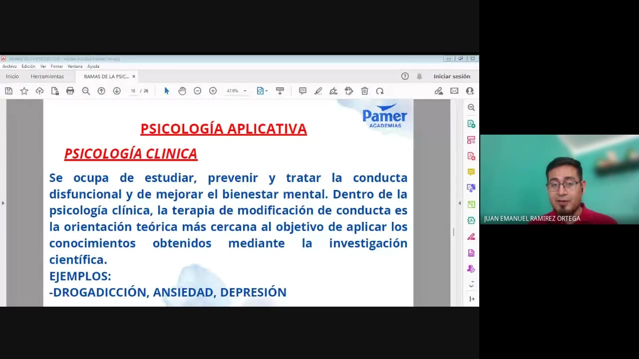 PAMER SEMESTRAL 2023 | Nivelación N1 | Psicología