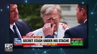 HILARIOUS: John Bolton Caught Smuggling Classified Files On A USB Thumb Drive Under His Mustache