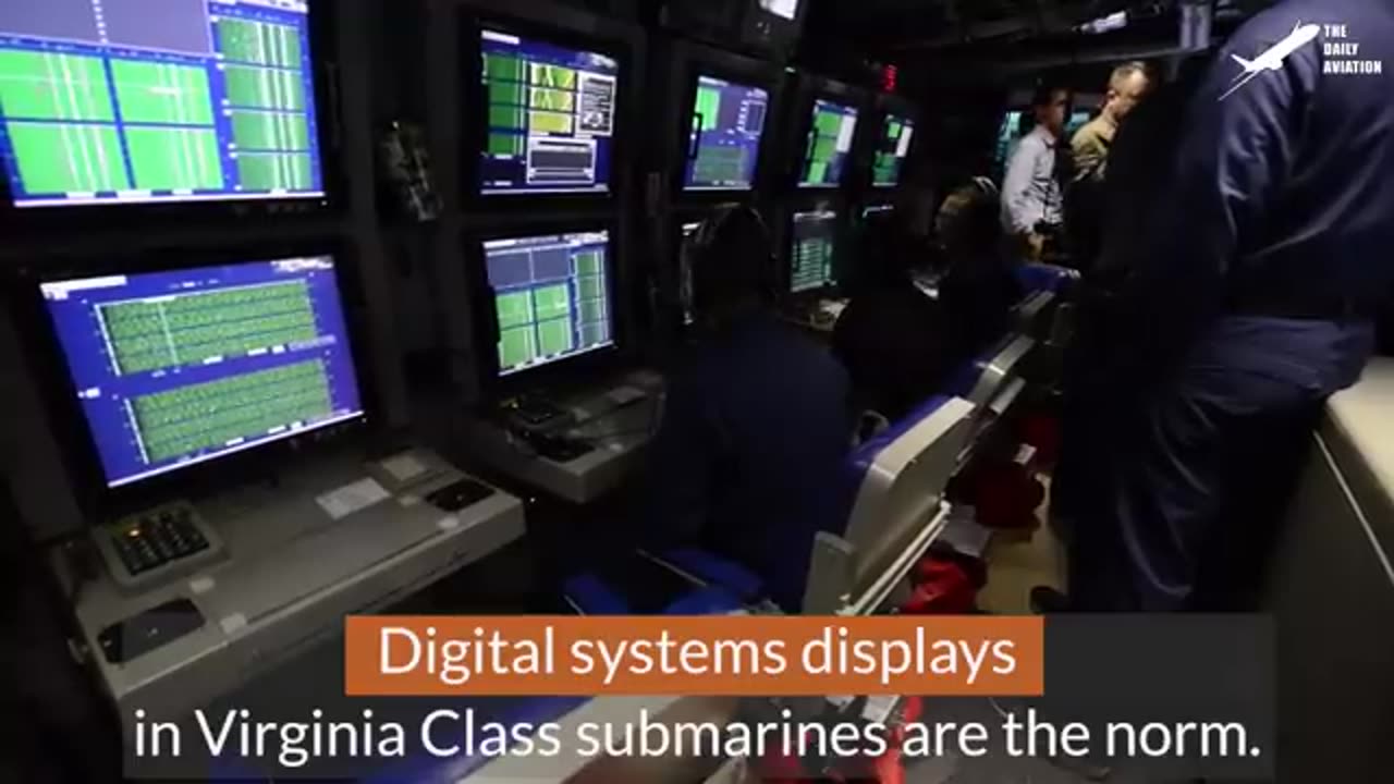 Life Inside Massive US Submarine Patrolling the Sea at Maximum Speed