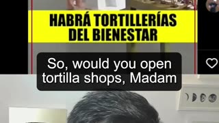 Claudia Sheinbaum nuevamente: 'Las tortillerías del bienestar'