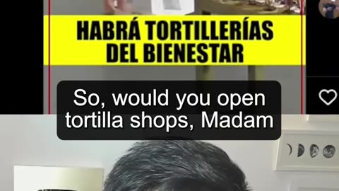 Claudia Sheinbaum nuevamente: 'Las tortillerías del bienestar'