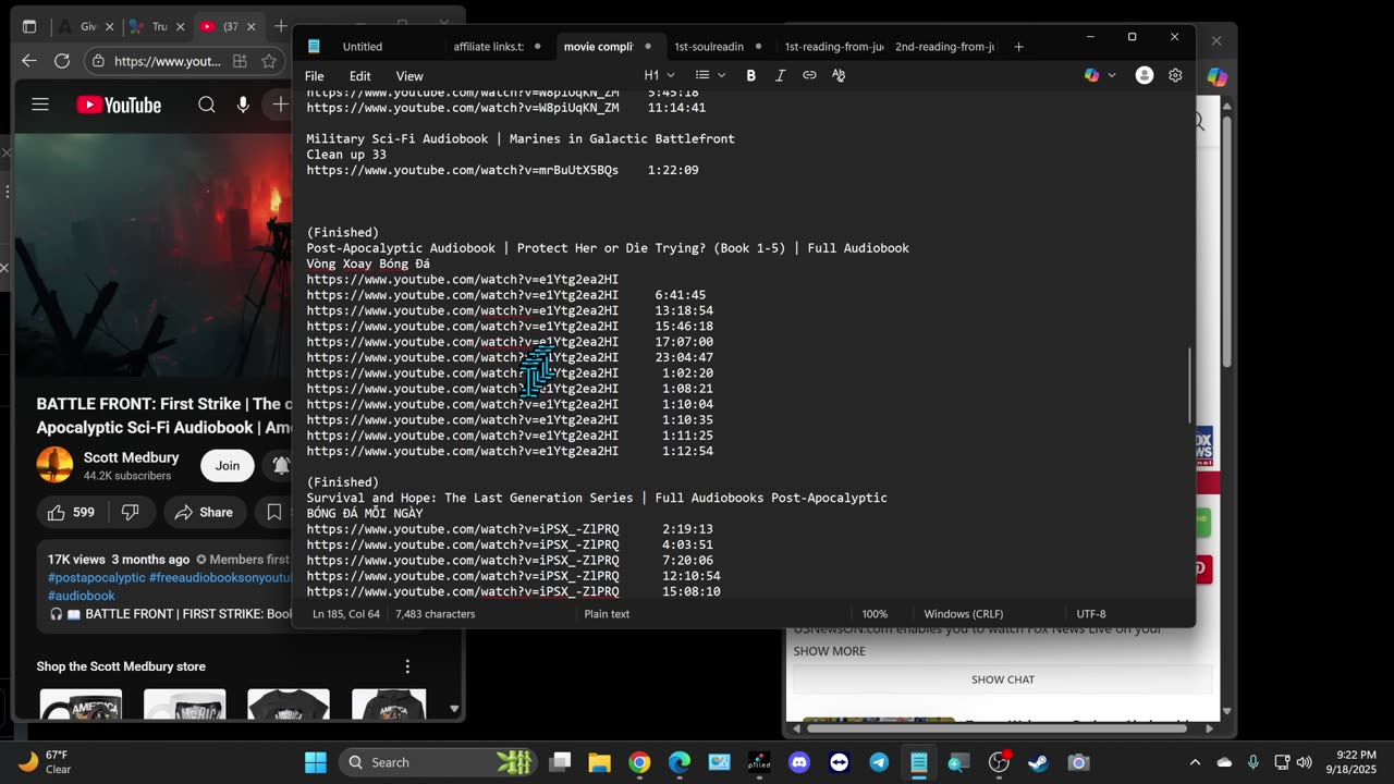 Thursday -2 09/18/25