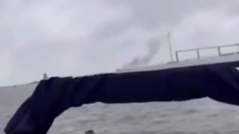 Cargo Ship Explodes in Baltimore Harbor.
