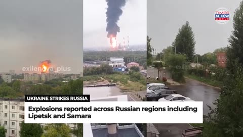 Russian Refinery In Flames After Precise Ukrainian Drone Strike | Times Now World