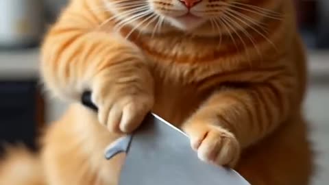 Cute Orange Cat Playing with Child 🐱👶 | Funny & Heartwarming Moments
