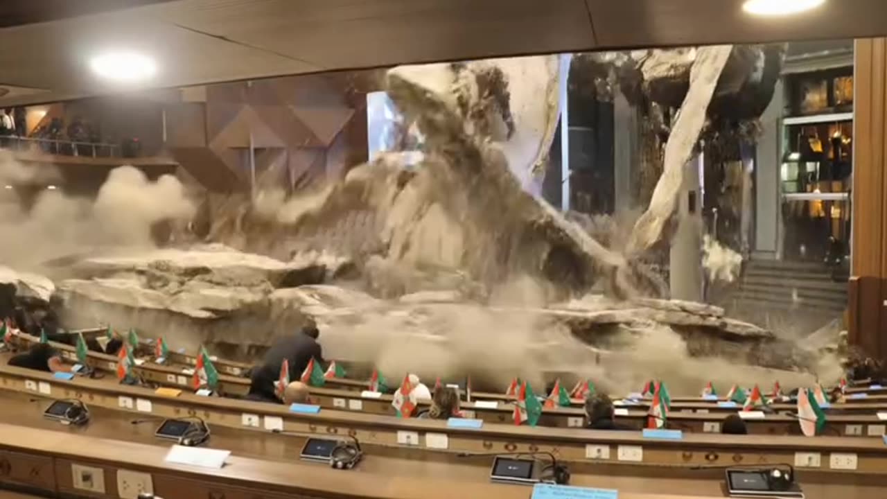 Funny "Ail" Earthquake Chaos in Bolivian Assembly! Politicians React to Unexpected Tremor 🇧🇴😂