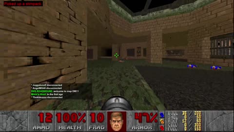 Playing Doom 1/2 multiplayer!! coop and deathmatch!!