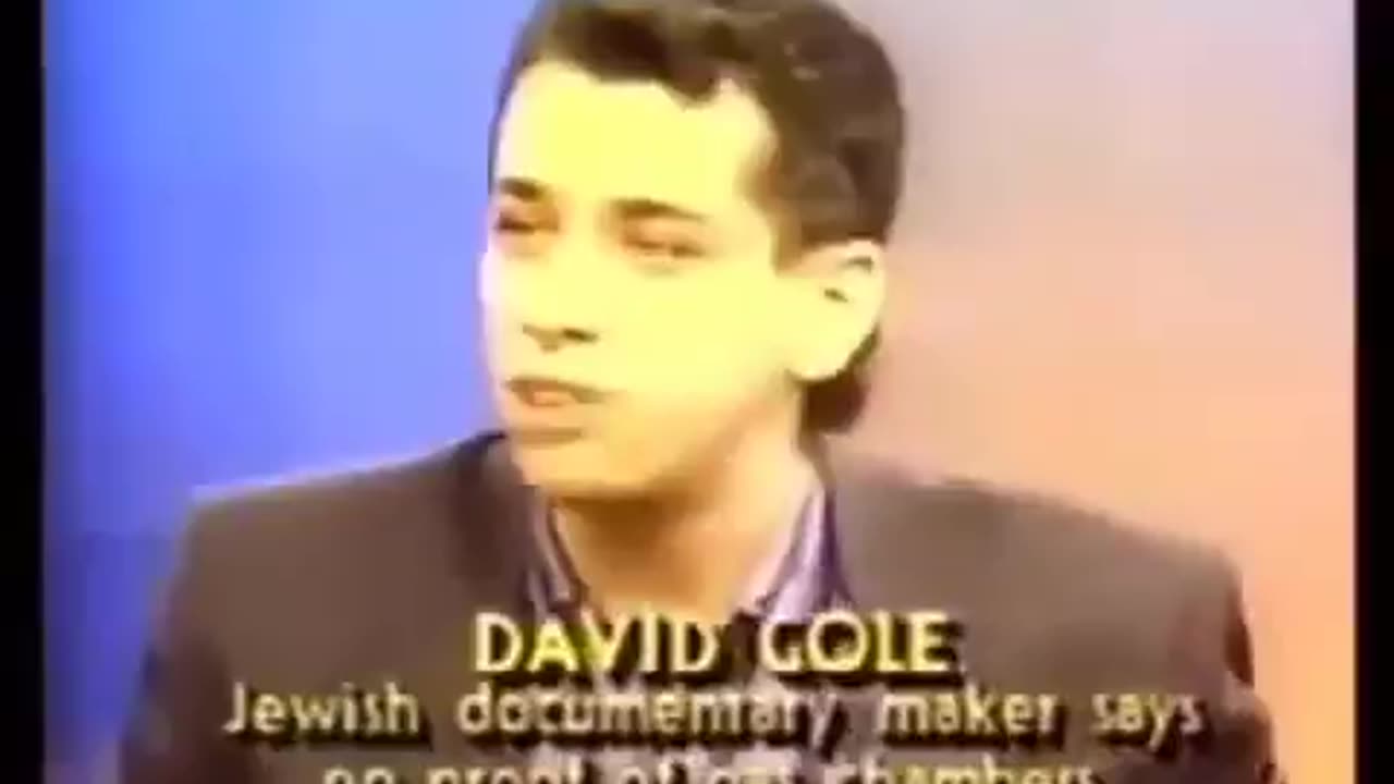 David Cole Inside Gas Chambers Video Evidence