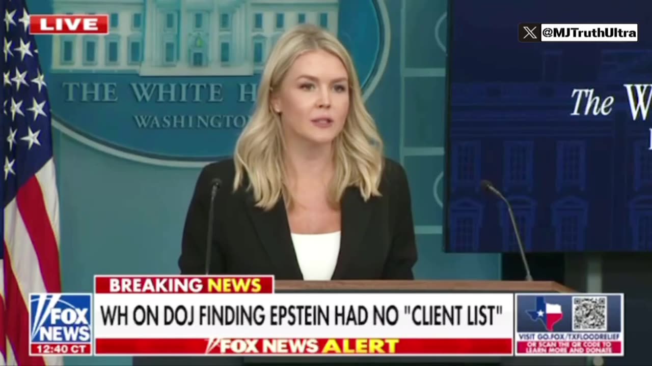 Karoline Leavitt on the Epstein Memo - sounds like it’s true