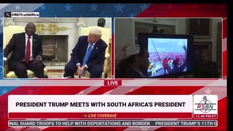 Trump handled South African President like a Boss !