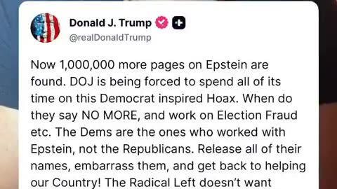 In the last 24 hours President Trump has posted these two posts.