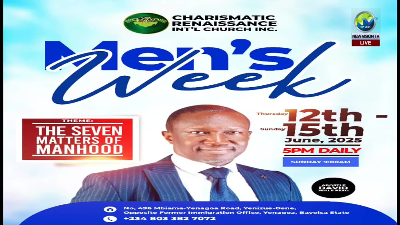 Impact of the Ministry in the Live of the CRIC Men || 10th June 2025