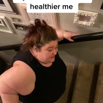 Her consistency for weight loss is admirable