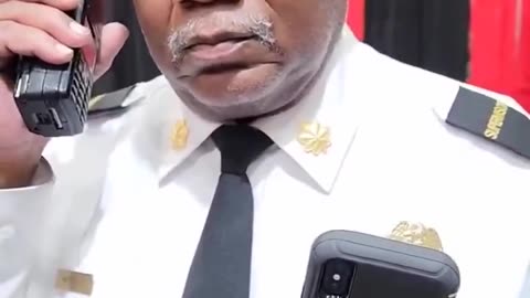 Security guard at the Congressional Black Caucus, says that President Trump is NOT