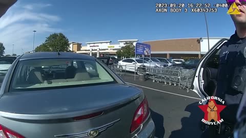 Handcuffed Woman Tries to Flee When the White Powder is Found