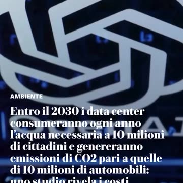 INTELLIGENZA ARTIFICIALE: "Ecco perché gli esseri umani sono di troppo"