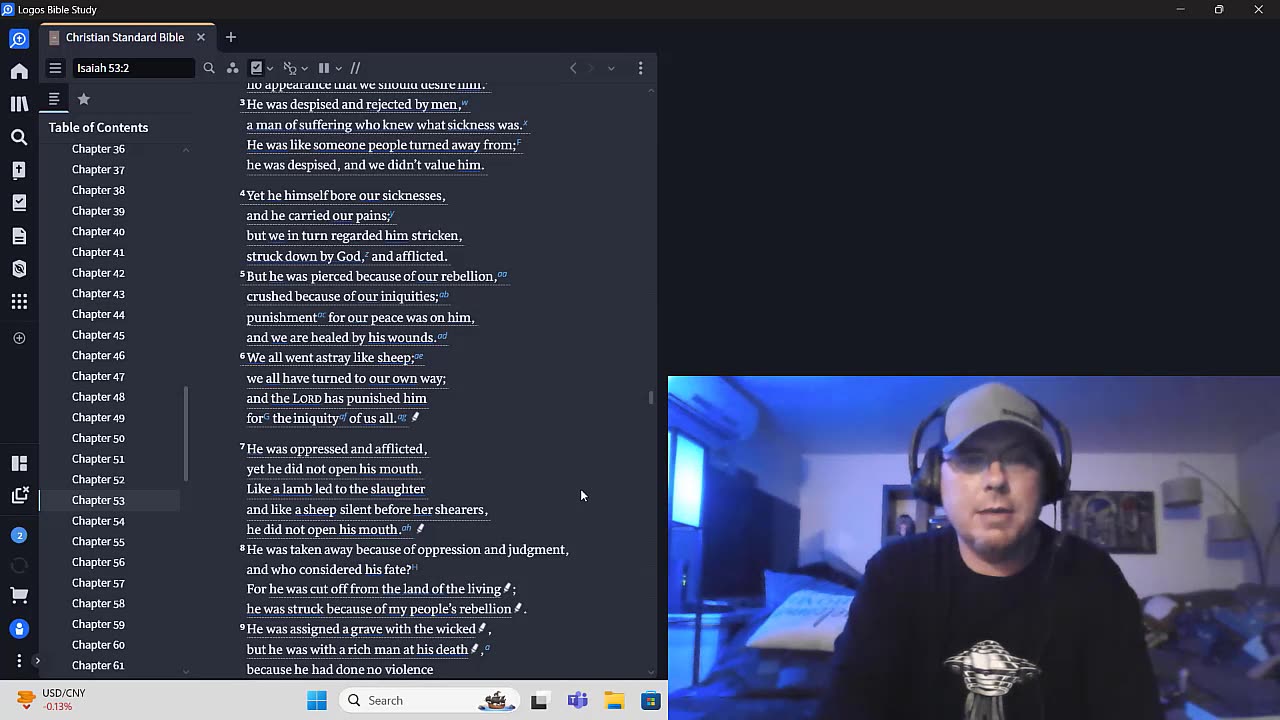 jesus was pierced for our rebellion and crushed for our iniquity [The Bride of Christ]