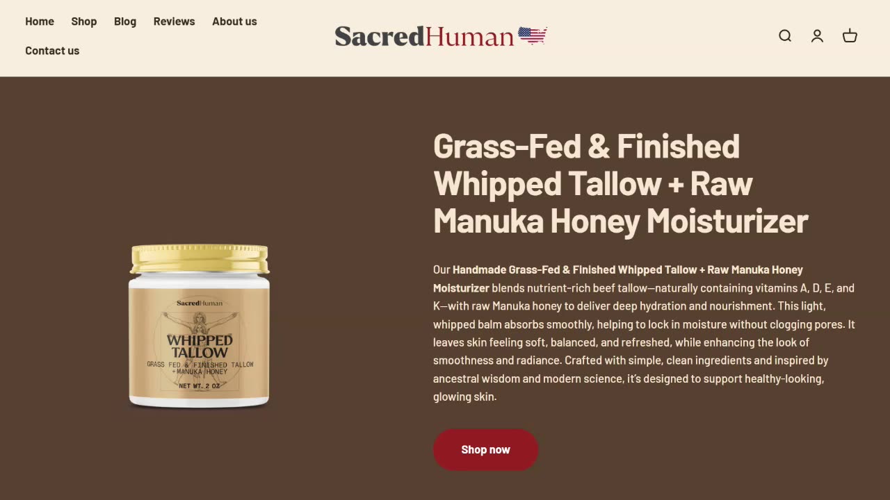 SacredHuman: New Moisturizing And Healing Bundle Is Now Live!