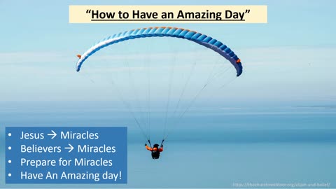 "How to Have an Amazing Day"