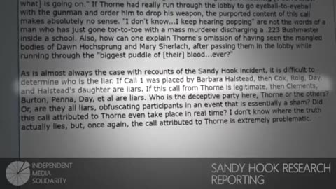[Mar 6, 2020] We Need to Talk About Sandy Hook: Who is Rick Thorne [williamgenske]