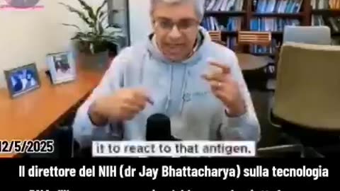 MRNA - ARMA BIOLOGICA: "Bisogna bloccare la piattaforma MRNA" il direttore del NIH - dr Jay Bhattacharya
