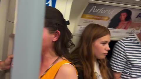 how to get a seat in London underground😂😅