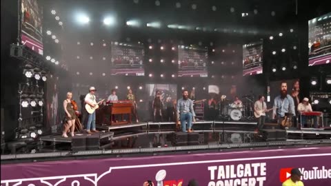 FEBRUARY 9 2025 POST MALONE SUPER BOWL TAILGATE PARTY CONCERT PART 2