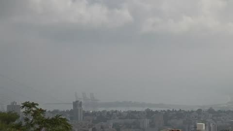 Haifa's skyline | Israel-Iran War | Middle East Tensions | Amaravati Today World News LIVE