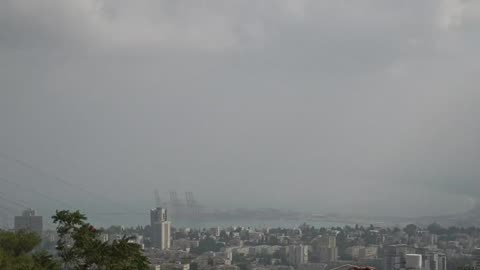 Haifa's skyline | Israel-Iran War | Middle East Tensions | Amaravati Today World News LIVE
