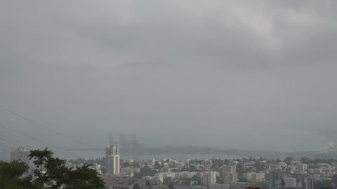 Haifa's skyline | Israel-Iran War | Middle East Tensions | Amaravati Today World News LIVE