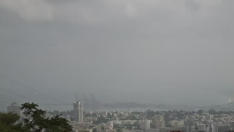 Haifa's skyline | Israel-Iran War | Middle East Tensions | Amaravati Today World News LIVE