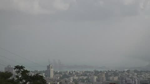 Haifa's skyline | Israel-Iran War | Middle East Tensions | Amaravati Today World News LIVE