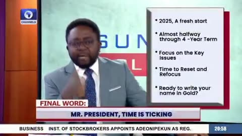 SEGU AKINBOLOWE: Don't end today without listening to this. Make sure you share your though