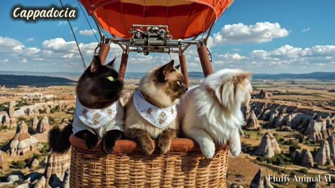 Cats Exploring Turkey 🇹🇷 | Fluffy Journey Through Istanbul, Cappadocia & Pamukkale